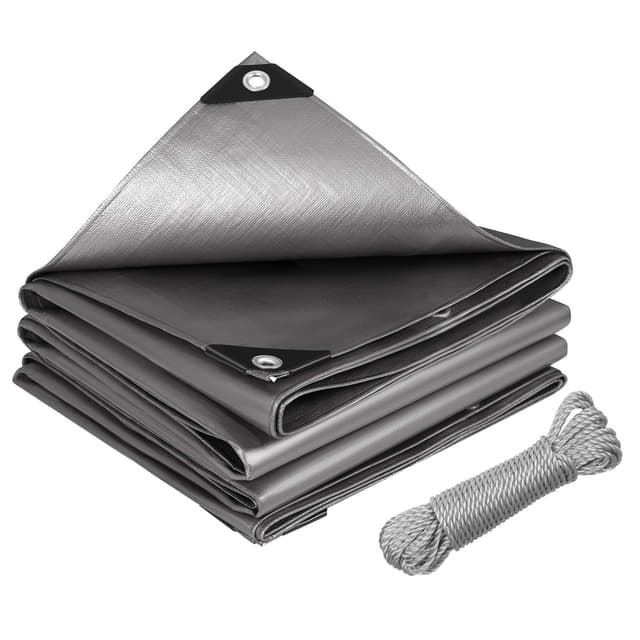 Laneetal 280g/m² Abdeckplane Gewebeplane 1,5x2m Grau 🌧️🔒