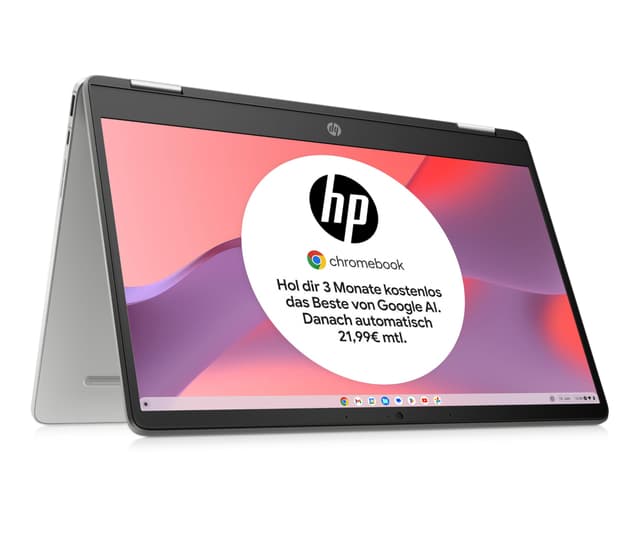 🔥 Super Angebot! HP Chromebook x360, 14 Zoll Touchscreen, Intel Celeron N4120
