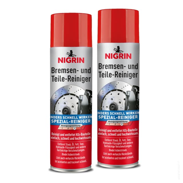 🚗 NIGRIN Bremsenreiniger & Motor-Teilereiniger 2er-Pack 500 ml 🧰