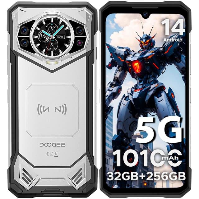DOOGEE S200 5G Outdoor Smartphone 14,32GB+256GB Silber 📱🌟