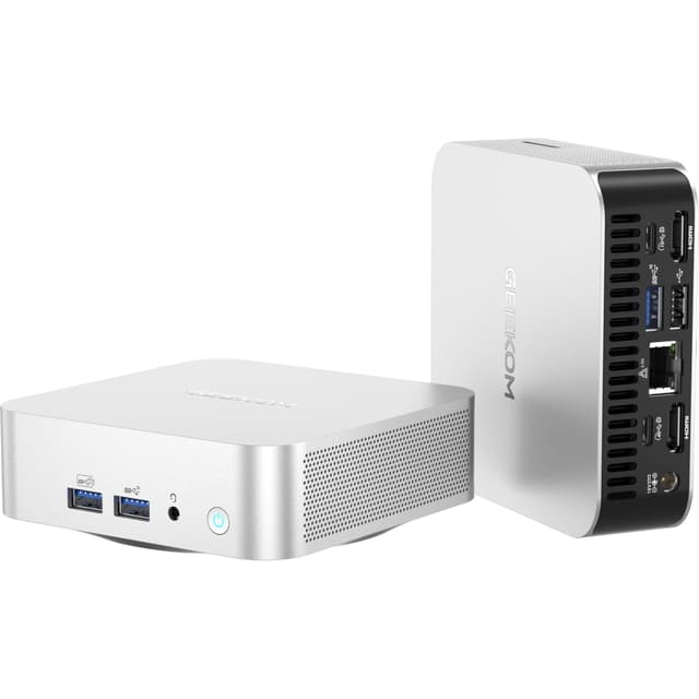 GEEKOM A6 Mini PC mit AMD Ryzen 7 6800H & Radeon 680M - Kompakter Aluminium Design Desktop PC