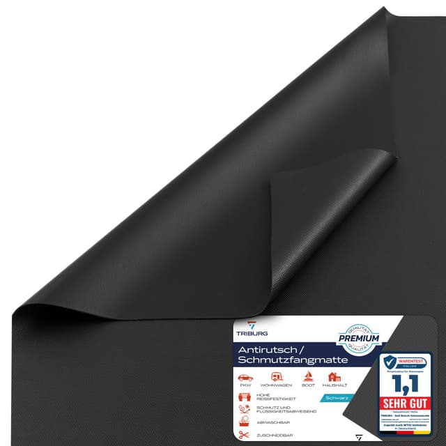 TRIBURG Universal Anti Rutsch Schmutzmatte 120x100cm 💦 Wasserdicht - Kofferraummatte 🚗