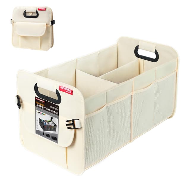 🚗 OEMASSIVE Auto Kofferraum Organizer 55L - Faltbare Kofferraumtasche mit Mehreren Fächern 🌟
