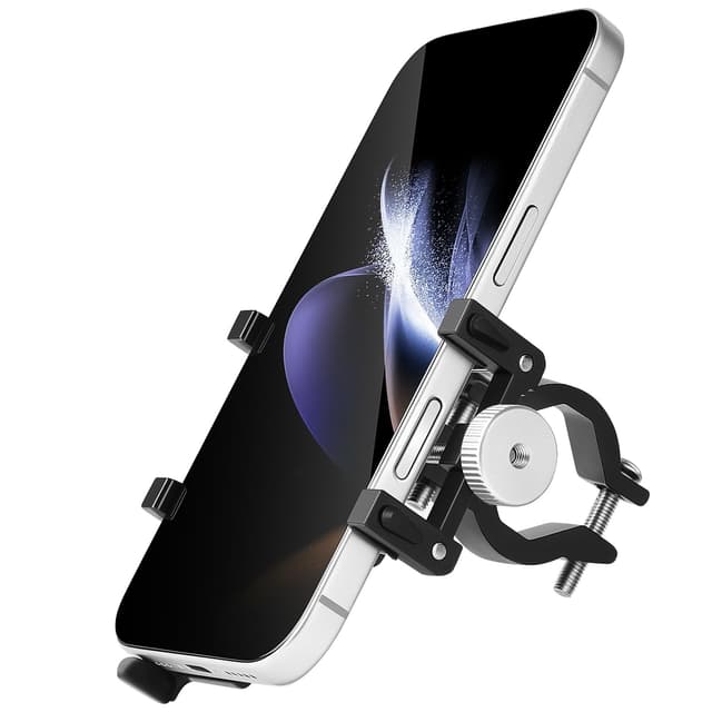 🚲📱 Handyhalterung Fahrrad & Motorrad 🛴 Aluminium Universalhalterung für 4,5-7,0 Zoll Smartphone