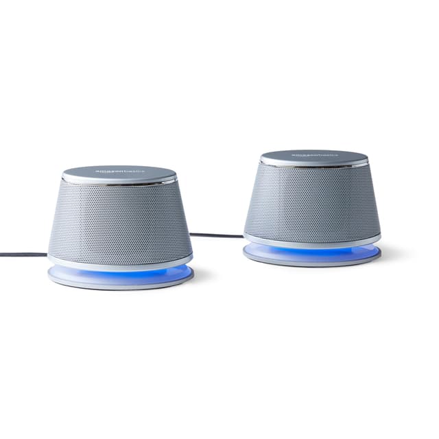 🔊 Amazon Basics Stereo-2.0-Lautsprecher für PC oder Laptop 🎶🖥️