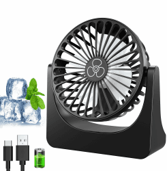 🌀🌬️ PALATALA Mini Tischventilator | USB Ventilator | Leise und Tragbar Angebot bei HelloDeals
