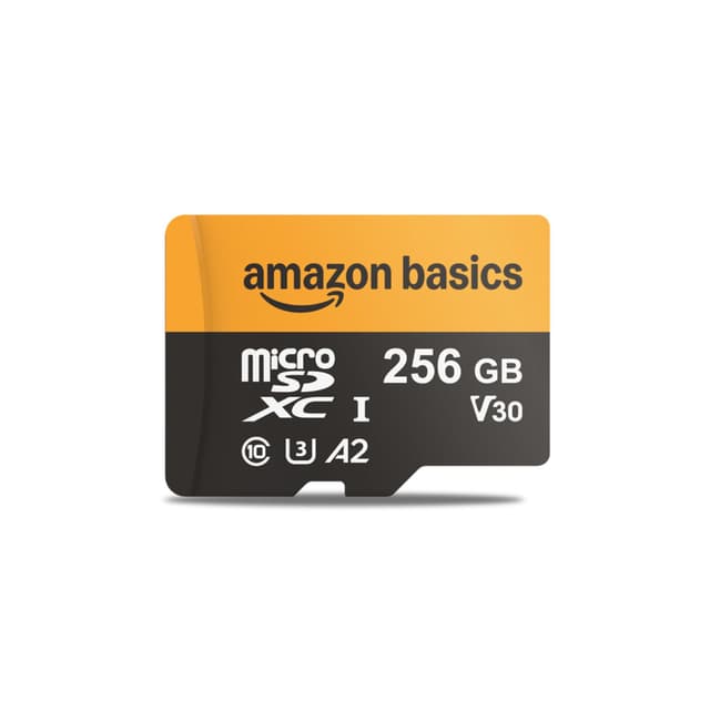 🔥 Amazon Basics 256-GB-microSDXC-Karte mit Adapter 🚀
