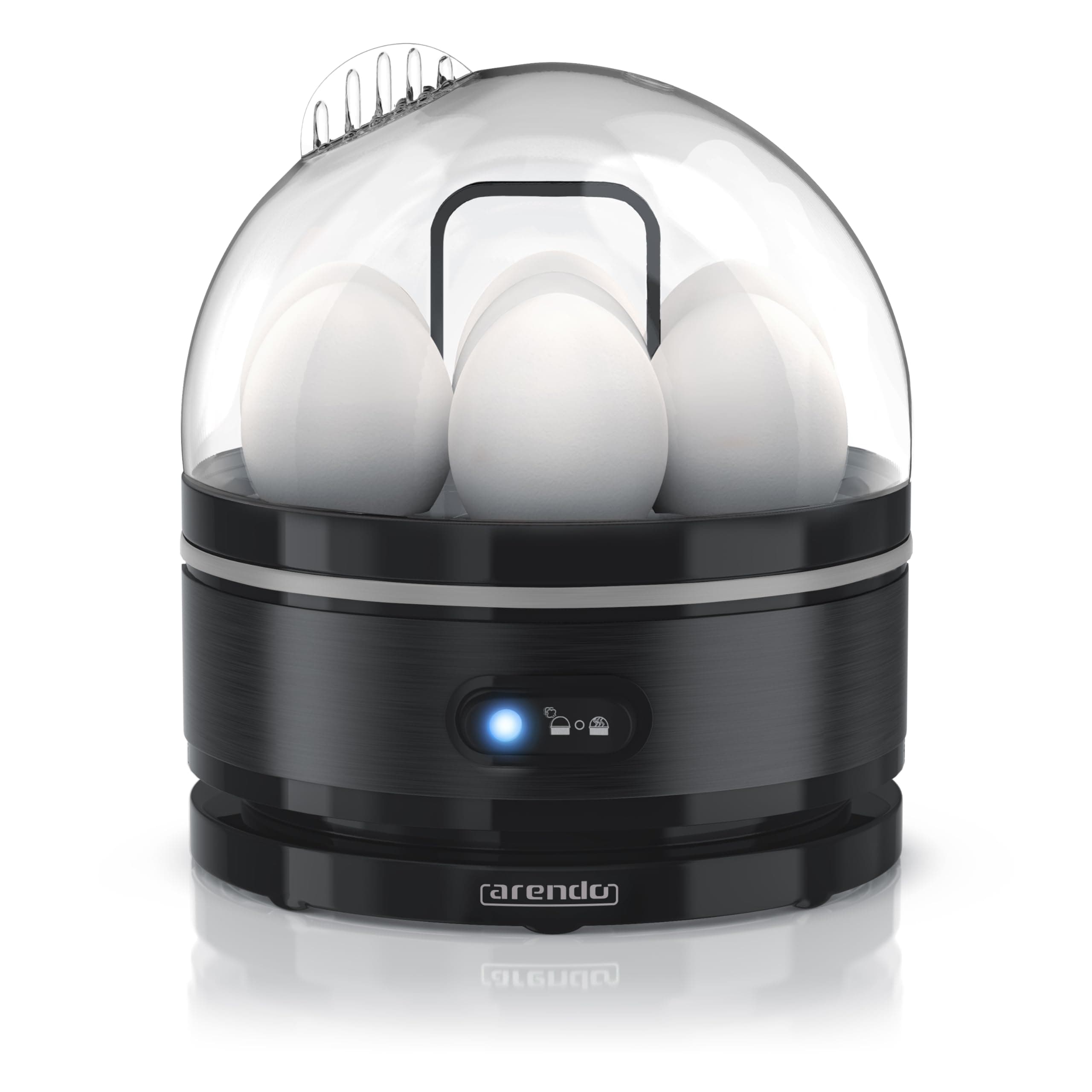 🥚🍳 Arendo Sevencook Eierkocher 400 W – Edelstahl Design - 1-7 Eier - Egg Cooker - 🎉🔥