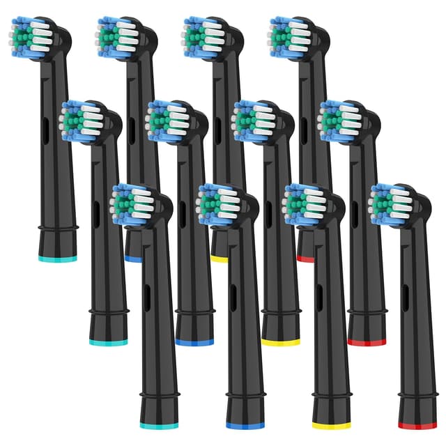 12er Aufsteckbürsten für OralB Vitality Pro, Genius X, Pro Pro Series 3 Plus, Pro 3 Zahnbürste Elektrische