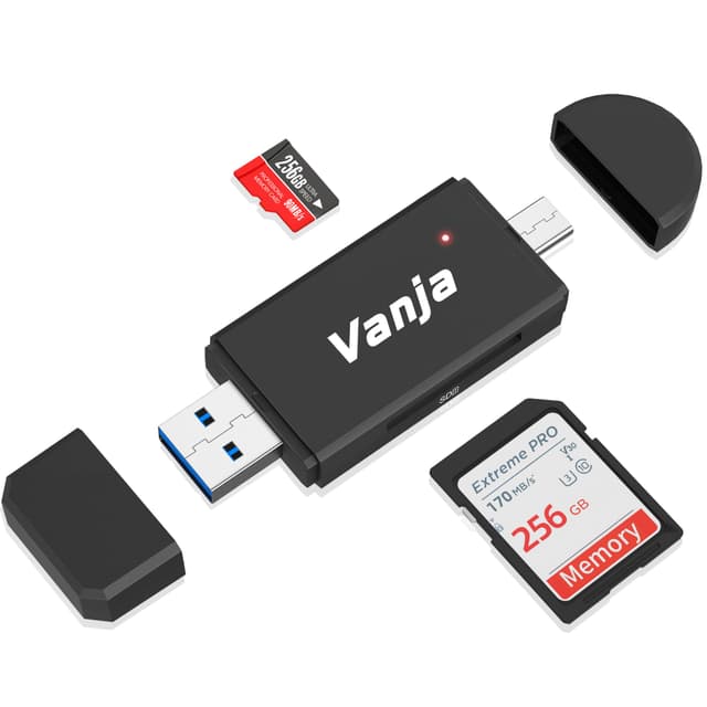 📸 Vanja SD Kartenleser USB 3.0/USB C SD Card Reader OTG SD Adapter 🚀