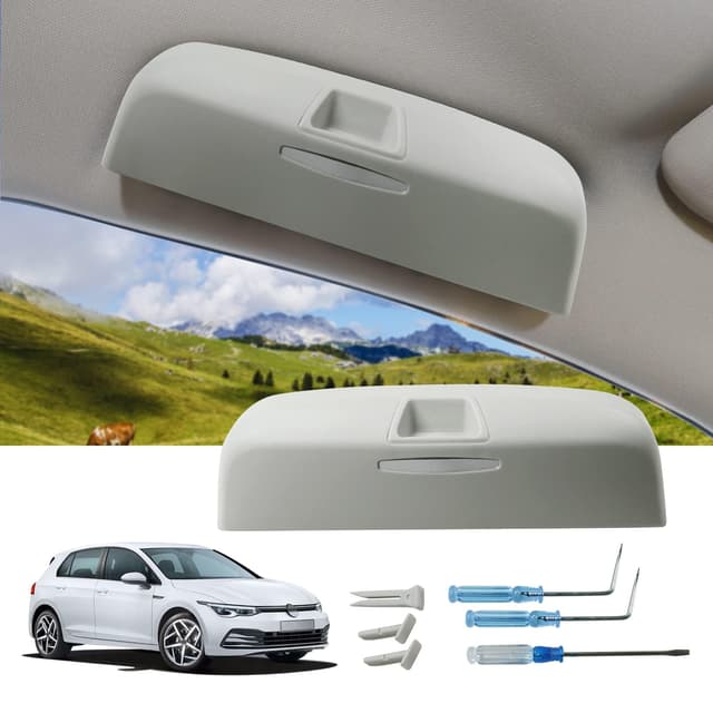 LUWU Sonnenbrillenhalter Auto für Vw Golf 8 ID.3 ID.4 Passat b9 - Brillenbox Zubehör 🕶️