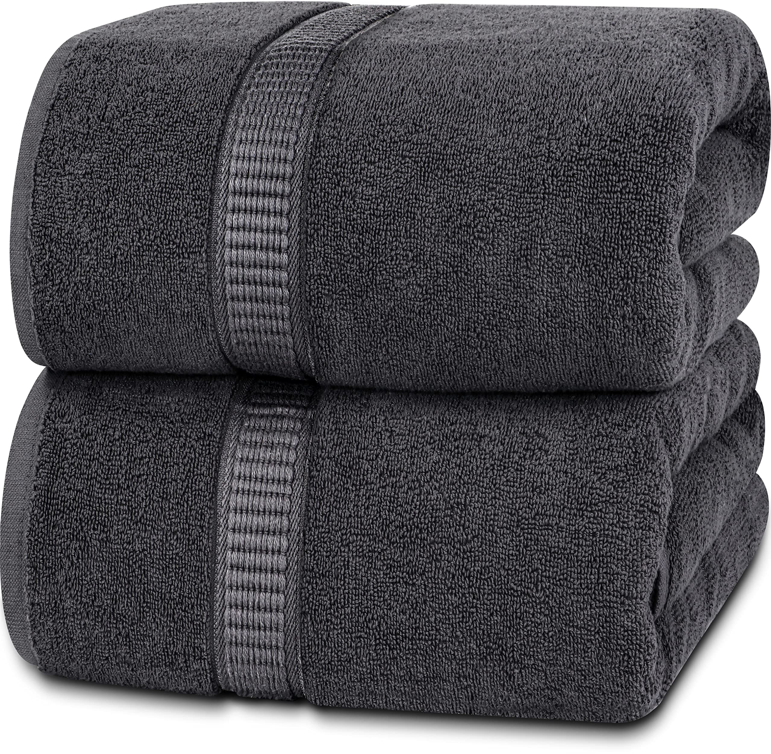 Utopia Towels - 2er Badetücher Groß aus Baumwolle mit Aufhänger 🛁🌟