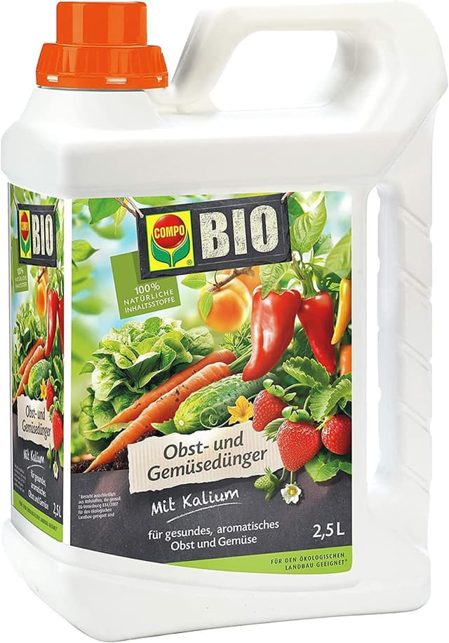 🌱🌿🍅 COMPO BIO Obst- und Gemüsedünger - Bio Flüssigdünger für aromatisches Obst und Gemüse 🥒🍓
