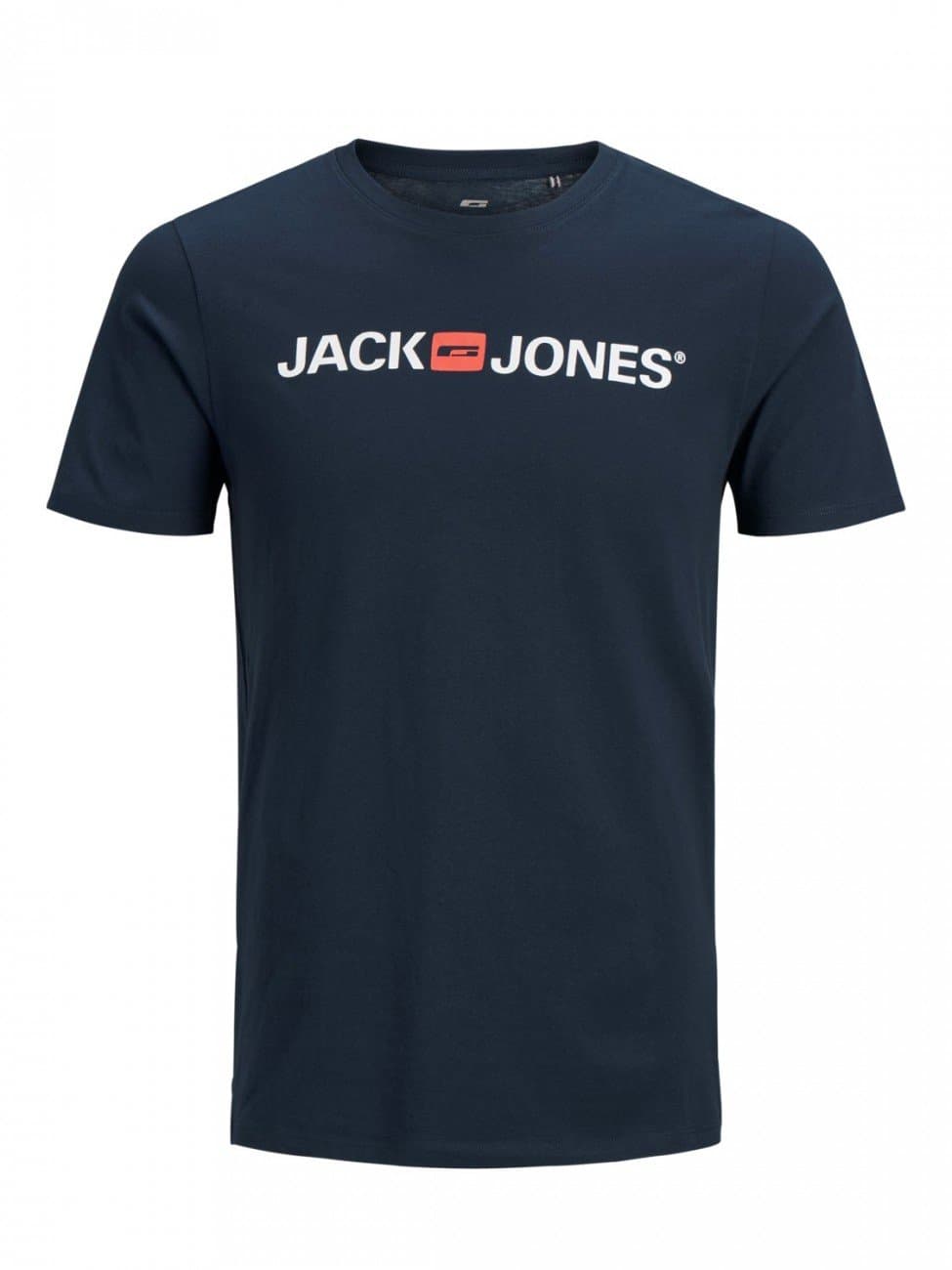 👕🔥 REDUZIERT! JACK & JONES Herren T-Shirt Logo Rundhals T-Shirt XL Navy Blazer