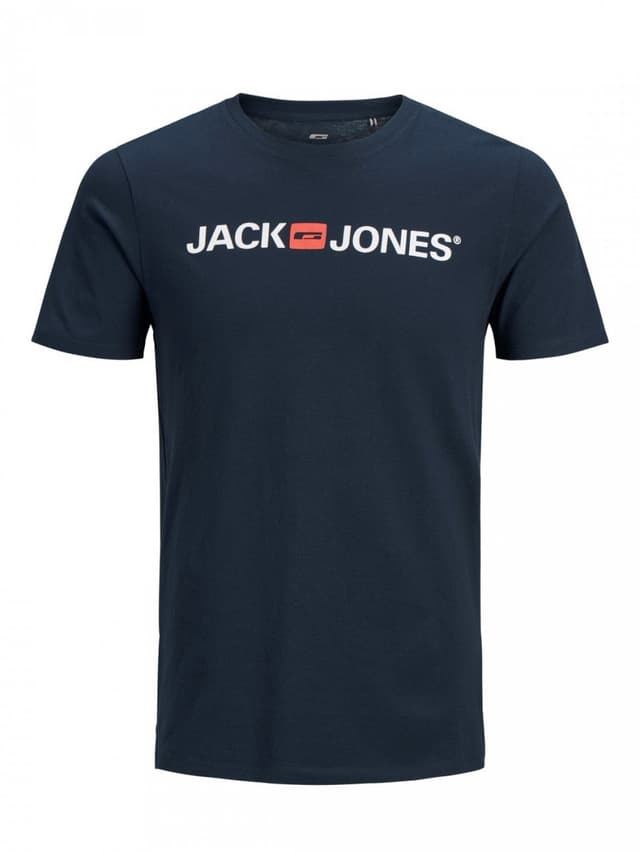 👕🔥 REDUZIERT! JACK & JONES Herren T-Shirt Logo Rundhals T-Shirt XL Navy Blazer