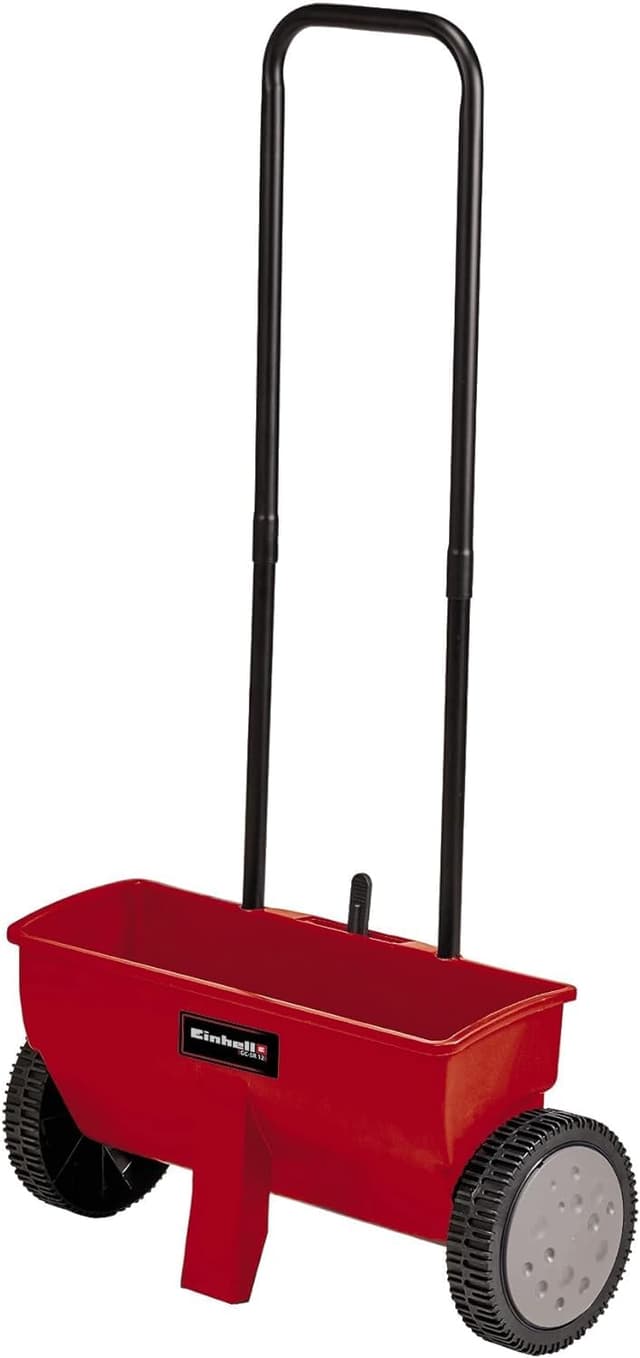 🌿🛒 Einhell Streuwagen GC-SR 12 - Robuster Helfer für Dünger und Samen 🌱