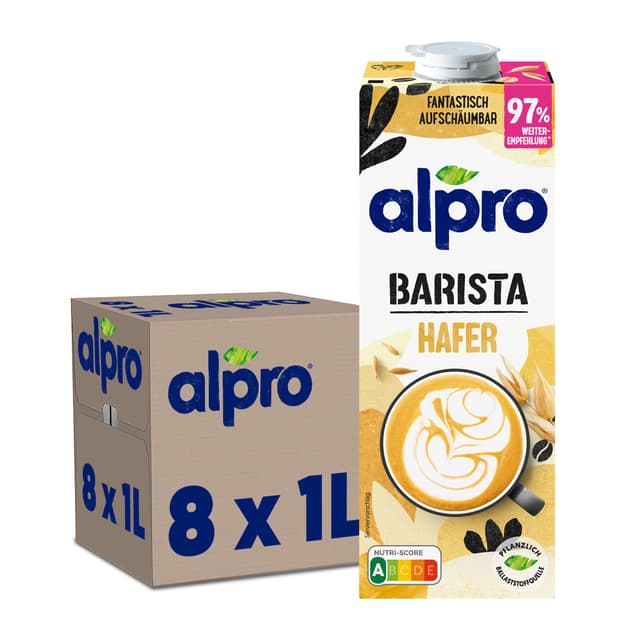 Alpro Barista Haferdrink - Vegan und milchfrei 🌱