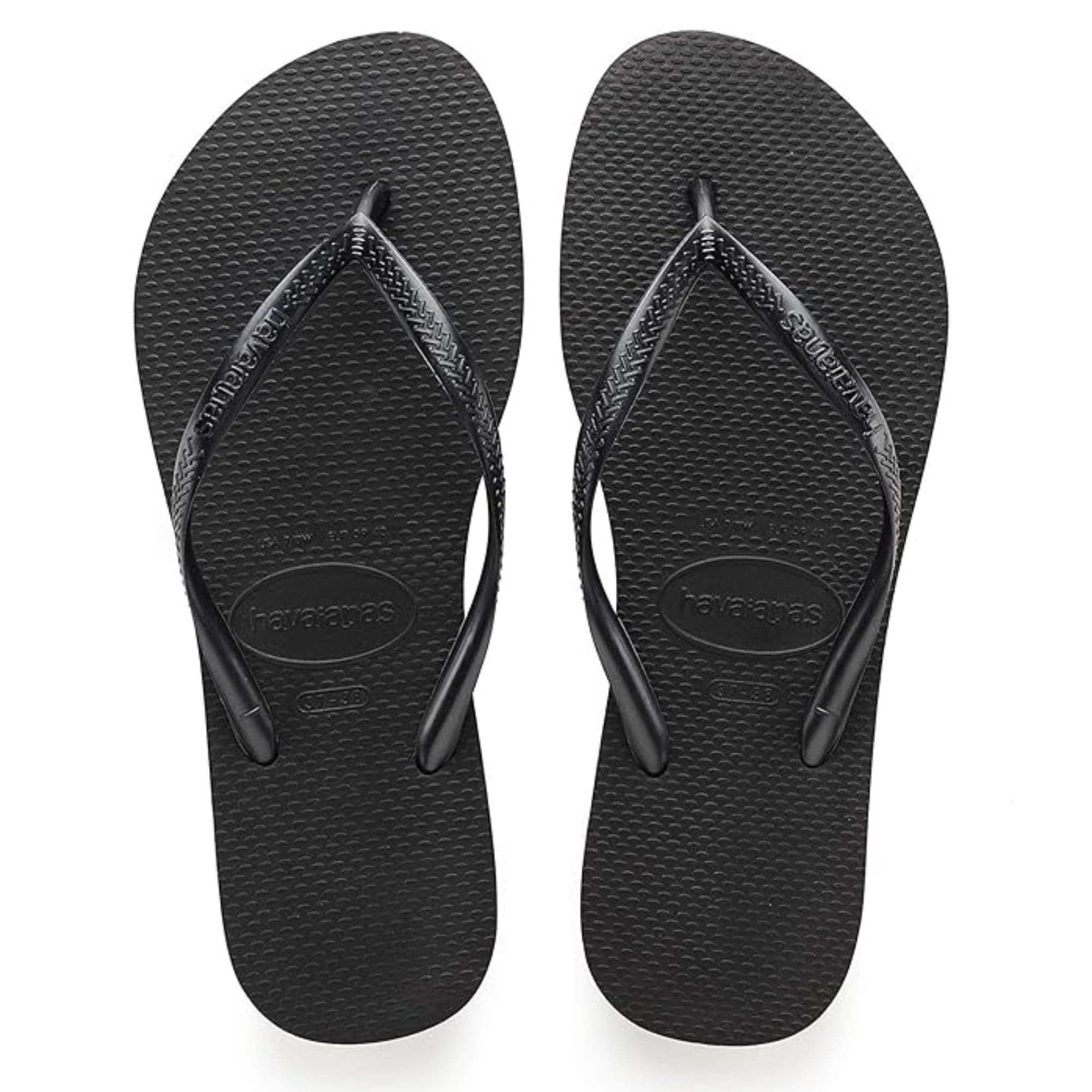 Havaianas Damen Top Color Flip Flop Schwarz 39/40 EU 🌞👡