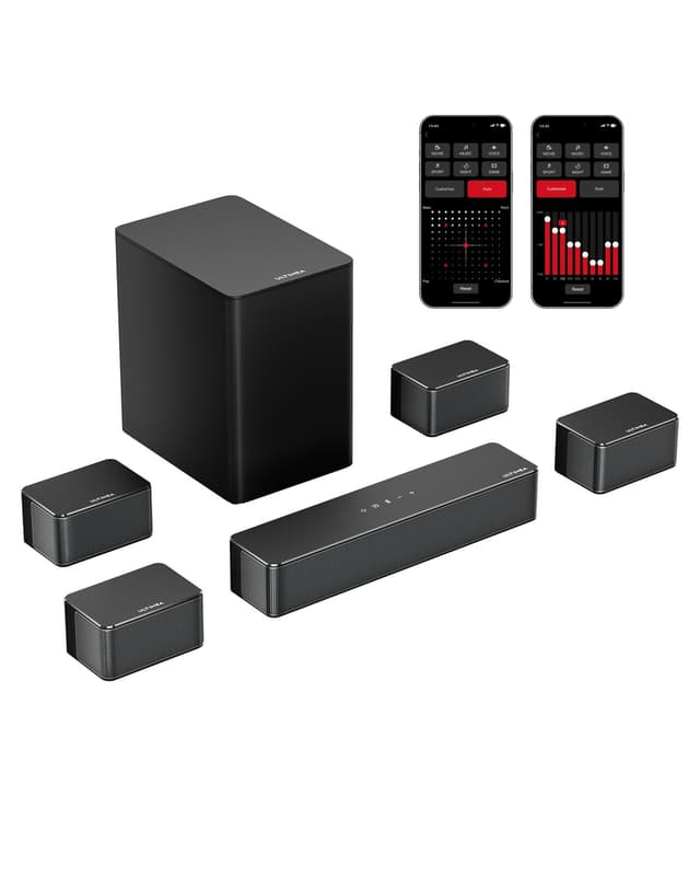 ULTIMEA 7.1ch Soundbar mit Virtuellem Surround Sound - Poseidon D70