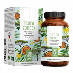 NATURTREU® Florazauber Kulturen Komplex - 23 Bakterienstämme, magensaftresistent & vegan 🌿 Angebot bei HelloDeals