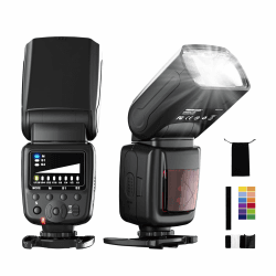 PHOTOOLEX Blitz Flash Speedlite für Canon Nikon Sony Panasonic Olympus Pentax Fujifilm Sigma Minolta und Andere SLR Digital SLR Film SLR Kameras und Digital Kameras mit Single-Kontakt Hot-Schuh FK300 📸💡 Angebot bei HelloDeals