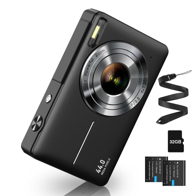 Digitalkamera 44MP FHD 1080p Fotoapparat Digital Kamera mit 32G Karte 📸