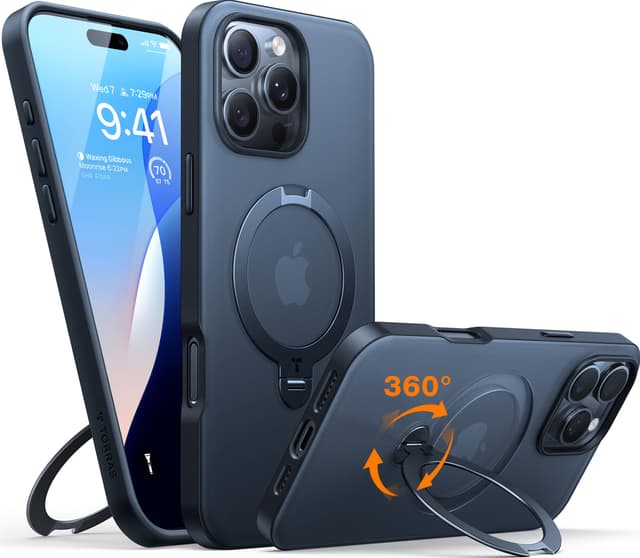 TORRAS 360° Ostand Spin für iPhone 16 Pro Hülle 📱🔄