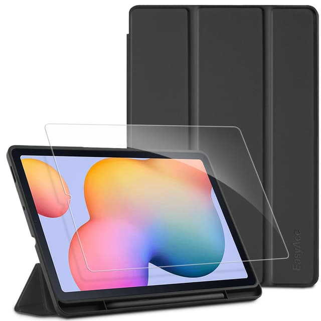 📱 EasyAcc Hülle für Samsung Galaxy Tab S6 Lite 2024 2022 2020 - Schutzhülle Schwarz
