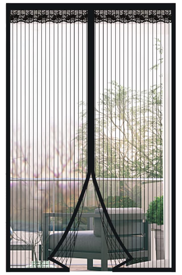 🚪🪲 DIKER Fliegengitter Magnet Tür, 90x200cm Fliegenvorhang Magnet Balkontür Ohne Bohren 🪲🚪