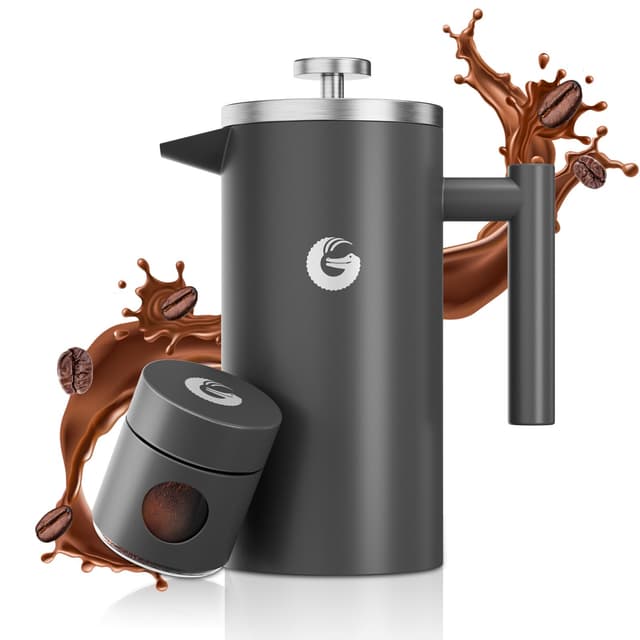 Coffee Gator French Press Kaffeemaschine 1 Liter + Kanister ♨️