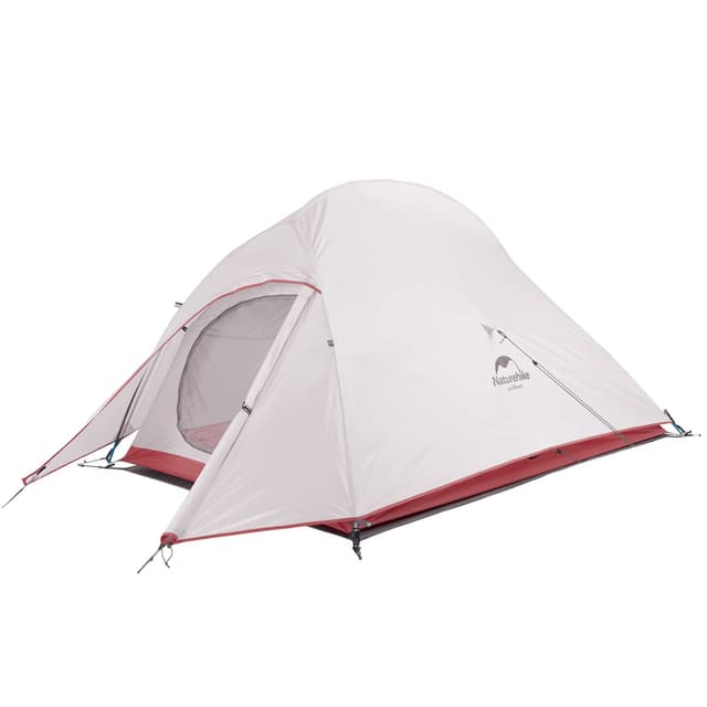 Naturehike Cloud up 2 Upgrade Ultraleichte Zelte Doppelten 2 Personen Zelt 3-4 Saison für Camping Wandern 20D Grau ⛺🌲