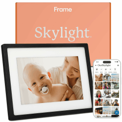 📸 Skylight Frame WLAN Digitaler Bilderrahmen 10 Zoll Touch-Screen 🎁 Schwarz - Tolles Geschenk Angebot bei HelloDeals
