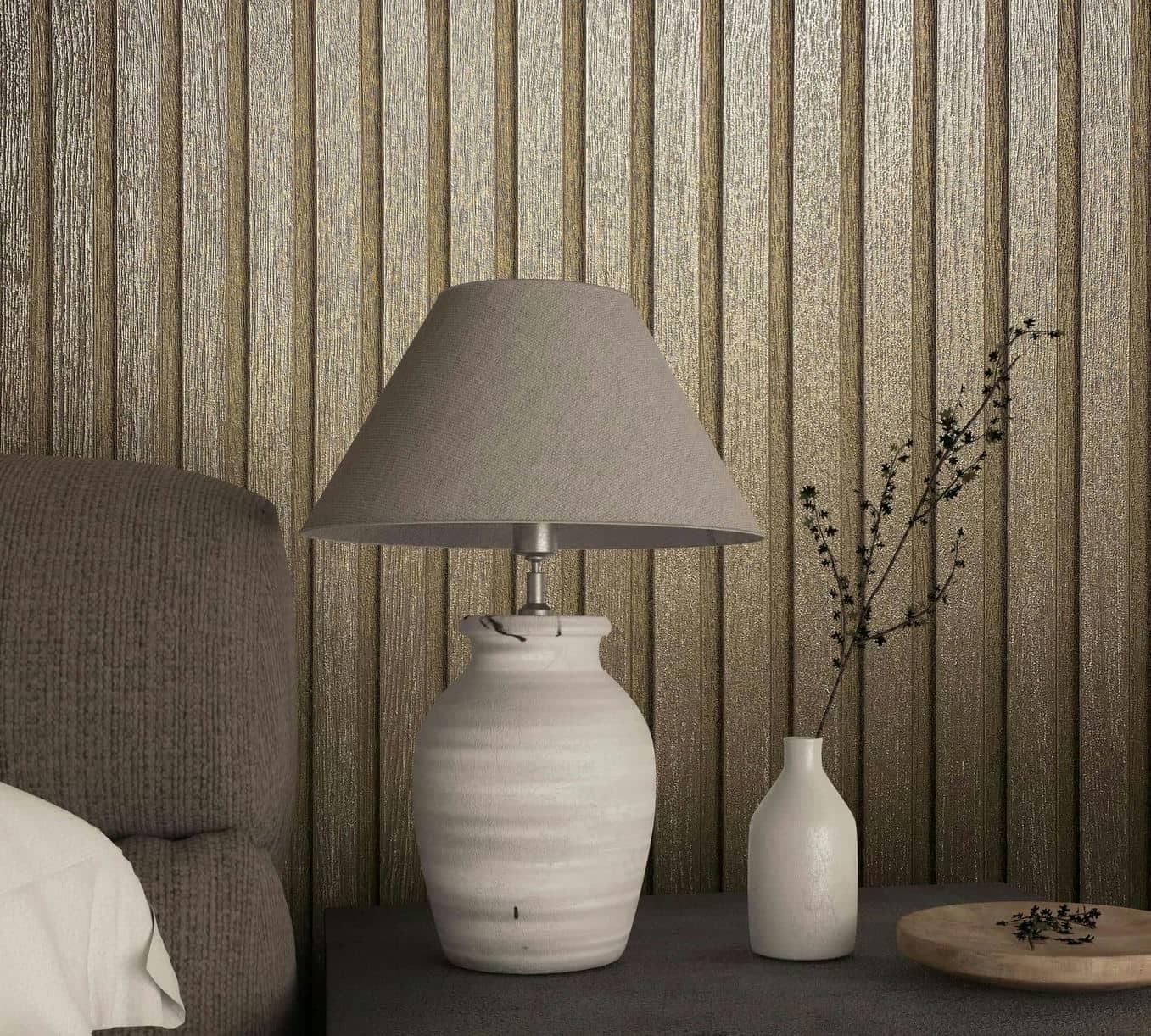 🌟 Marburg Tapete Holzoptik Gold Akkustikpaneele 3D Effekt Vliestapete 🏡