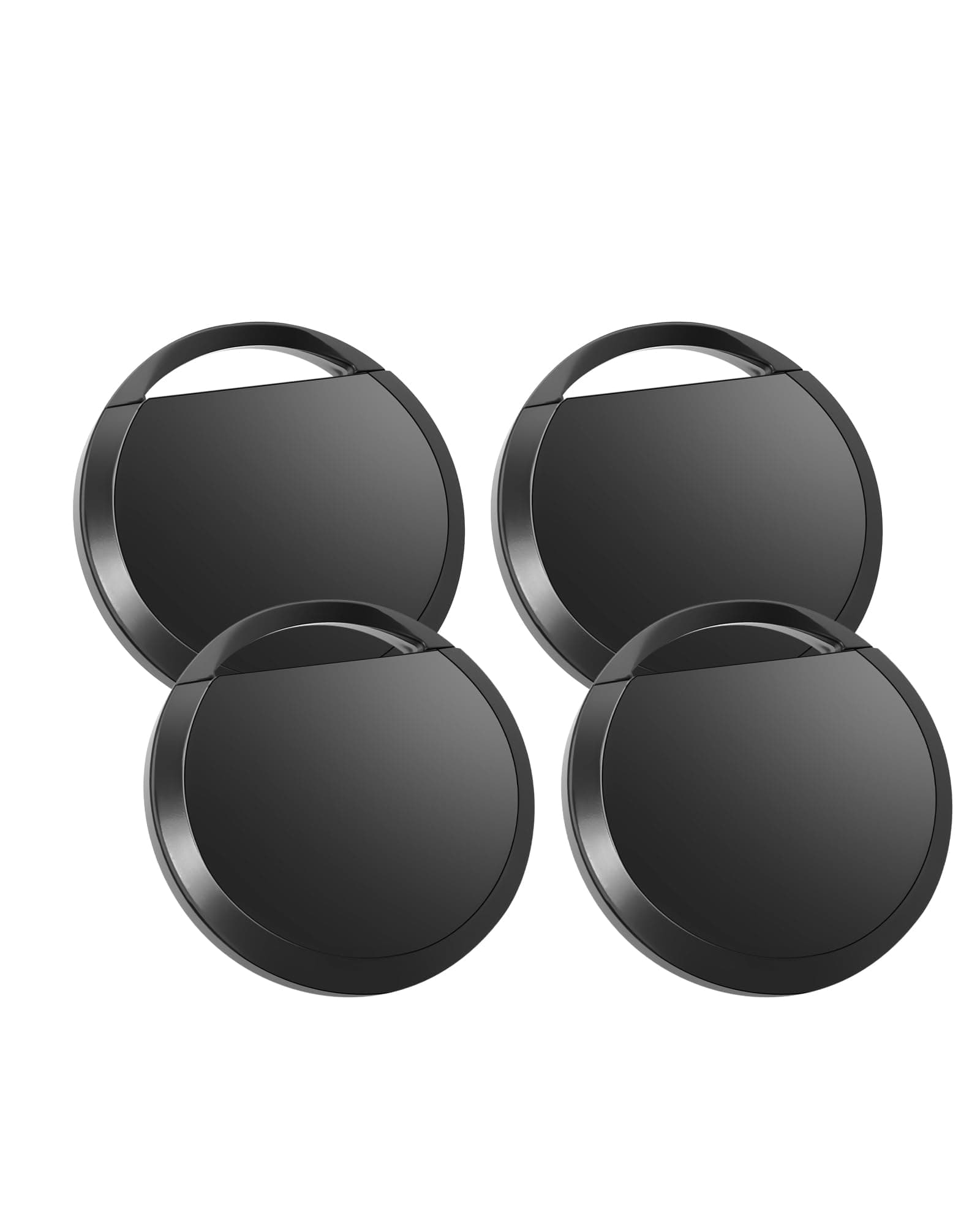🔍🔒 RUIZHI Airtag kompatibel mit Wo Ist App - 4er-Pack Air Bluetooth Tracker - Schwarz (nur IOS)