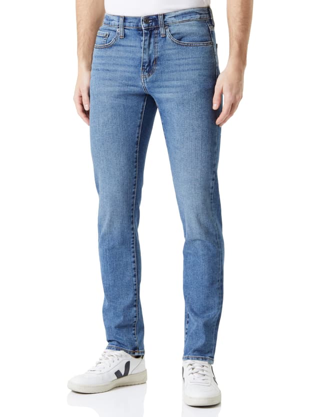 Amazon Essentials Herren Stretchjeans, athletische Passform 36W / 32L Helle Waschung 💪👖