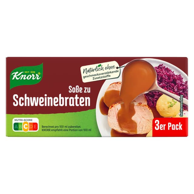 Angebot: Knorr Soße zu Schweinebraten 3er Pack 🍲🛒