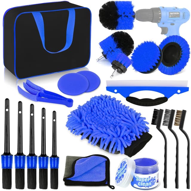 Herrfilk Auto Reinigungsset - 20 Pcs Autopflege Set 🚗