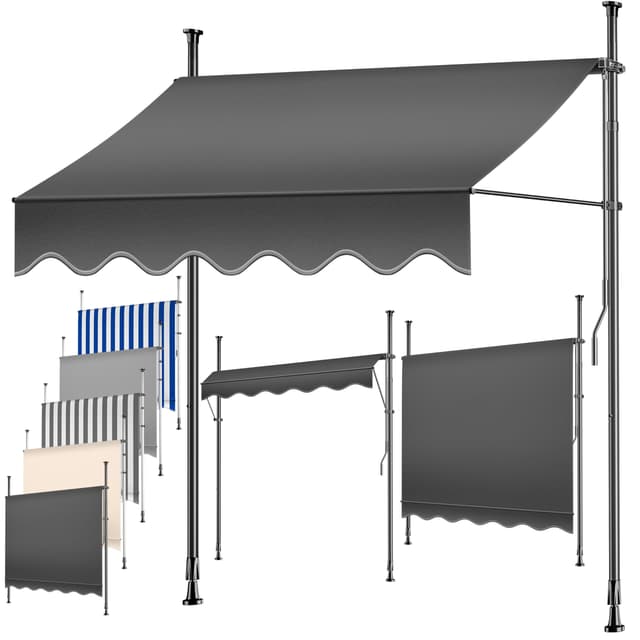 🌞 Hochwertige KESSER® Klemmmarkise für Balkon & Terrasse 🏡