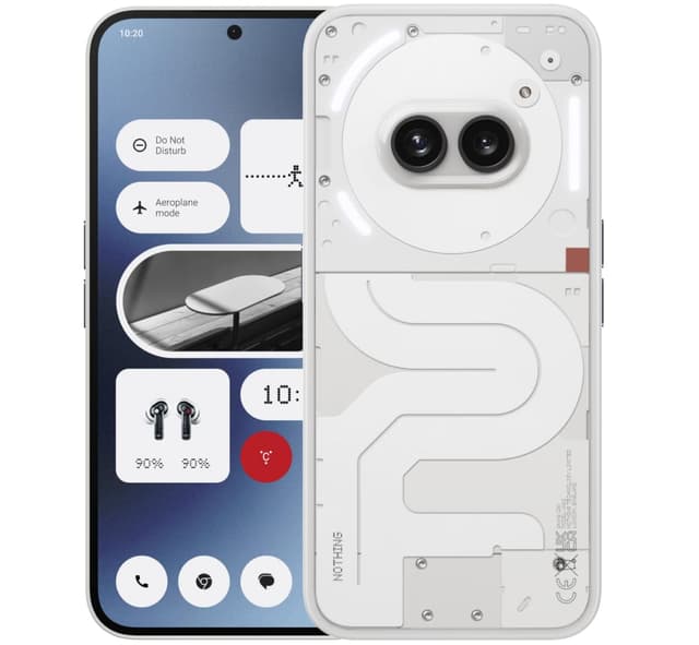 📱 Nothing Phone (2a) 8+128GB - Milchweiß - Handy ohne Vertrag mit Nothing OS 2.5