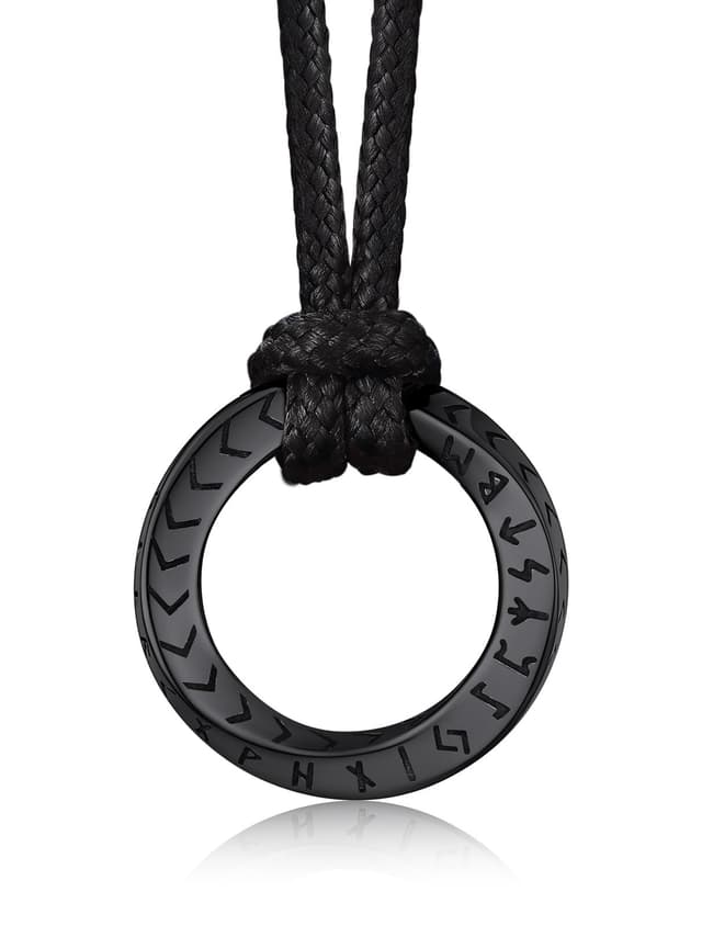 Bandmax Wikinger Rune Kette für Herren Damen