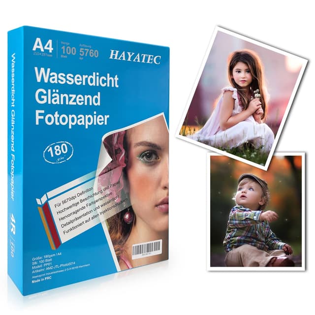 Angebot: 100 Blatt Fotopapier A4 hochglänzend 📸
