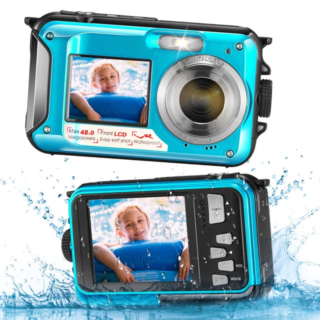 📸 SenDeluz Unterwasserkamera, Full HD 2.7K 48MP Autofocus Digitalkamera 🌊