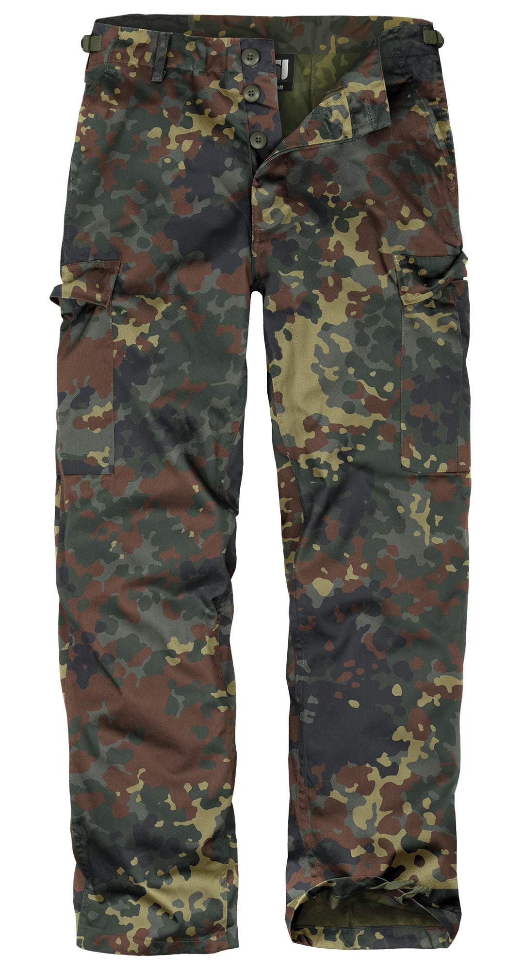 🌲👖 Angebotsaktion: Rangerhose Herren Cargo Hose Army Feldhose L Flecktarn