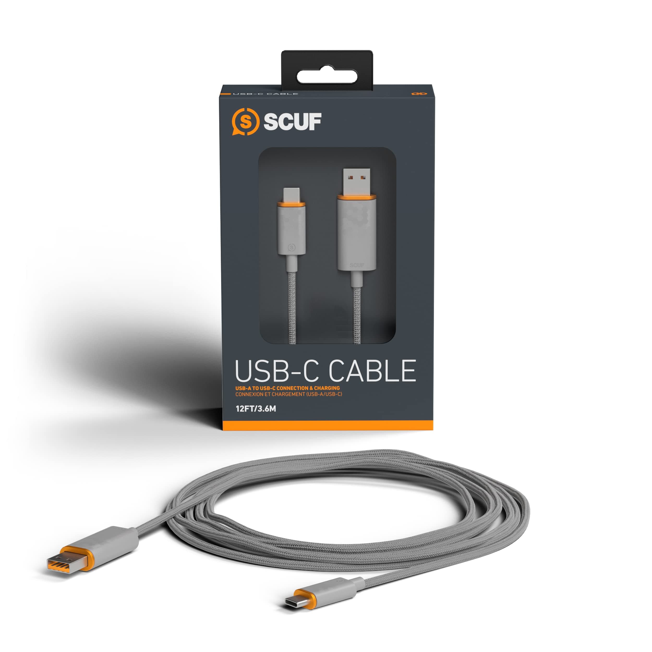 🎮 Scuf Geflochtenes USB-C-Kabel – 6 Fuß / 2 Meter USB Typ C 🎮