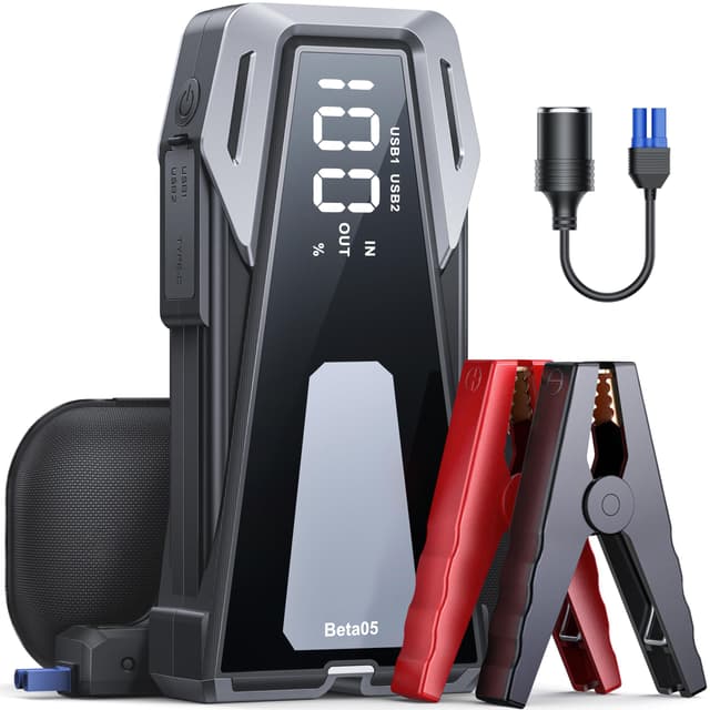 🚗 Starthilfe Powerbank 5000A Spitzenstrom 12V Auto ⚡️