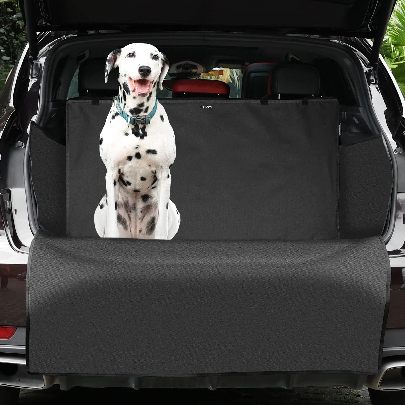 🐾 KYG Abdeckplane für Kofferraum Auto Futter für Haustiere - Wasserdichter Sitzbezug Schwarz 🚗🐶