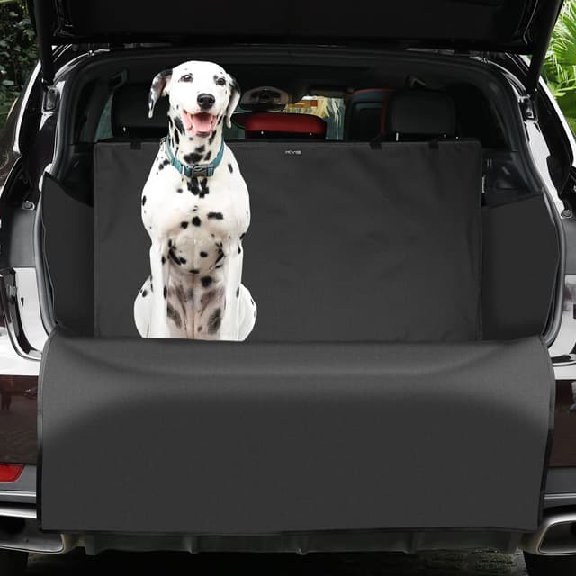 🐾 KYG Abdeckplane für Kofferraum Auto Futter für Haustiere - Wasserdichter Sitzbezug Schwarz 🚗🐶