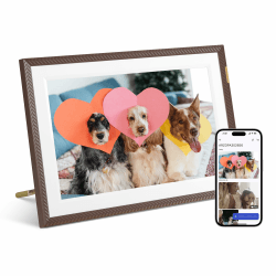 ARZOPA Digitaler Bilderrahmen WLAN 10,1 Zoll - D10 Braun Braun 10.1" Angebot bei HelloDeals