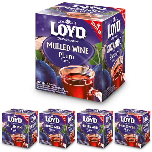LOYD Glühtee Pflaume – 4 x 10 Pyramidenbeutel, 4er Pack 🍷🌟