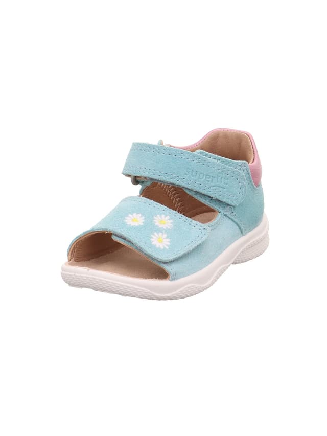 🌈 Superfit Mädchen Polly Sandale 22 EU Hellgrün Rosa 7510 - Angebot